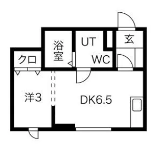 メリディアン泉ヶ丘【3階】の間取り
