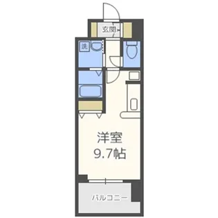 グランカーサ梅田北【6階】の間取り