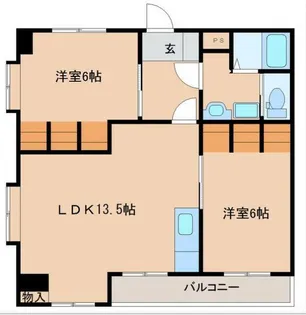 GRANGROM仲西町【3階】の間取り