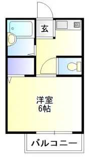 オリーブハウス【1階】の間取り