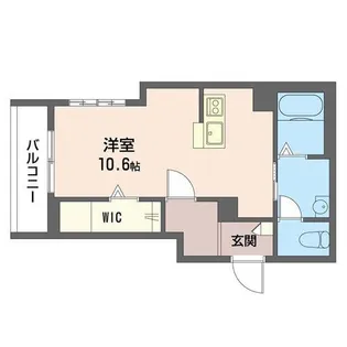 バスキン【2階】の間取り