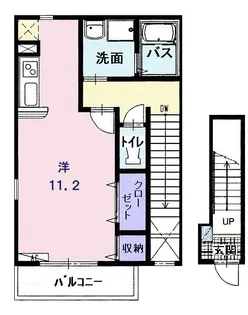 ボヌール【2階】の間取り