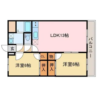 メゾンエスパシオ【3階】の間取り
