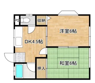 アンジュ上瀬野【1階】の間取り