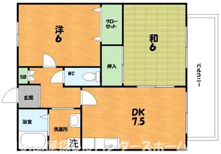 ラフェニーチェコキタ【2階】の間取り