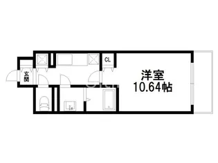 カーサ・ヴェルデ西洞院【3階】の間取り