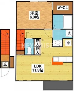 アメニティ コーポラス【2階】の間取り