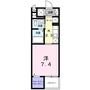 グランデ カーサ マローナ【2階】の間取り