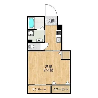 AFCレジデンスXX豊田A【1階】の間取り