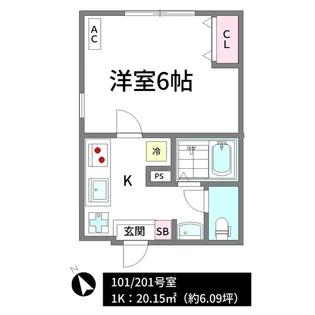 Lamington(ラミントン)【1階】の間取り