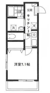 テラスド代々木I【2階】の間取り