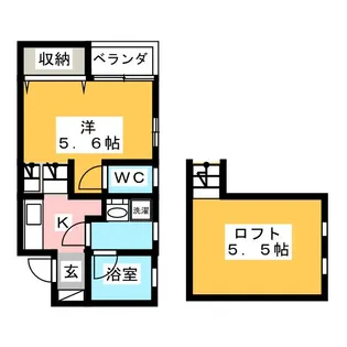 casa solana【1階】の間取り