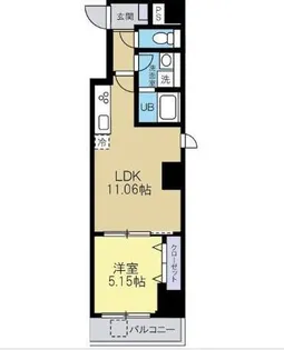 MAISON M K【6階】の間取り