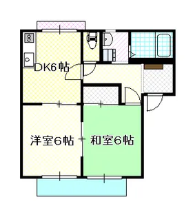 フォレストヒルズ【1階】の間取り