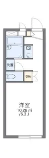レオパレス椿【1階】の間取り
