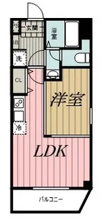 エクセレントコート千葉新宿【6階】の間取り
