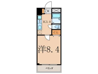 ガ-ランド・ヴィラ【2階】の間取り