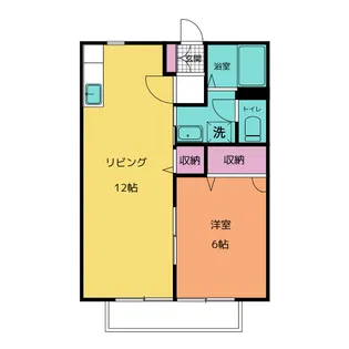 メゾンクレール【2階】の間取り