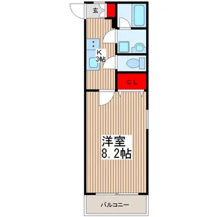 ファインビレッジ桜台【4階】の間取り