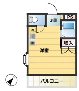 ユニテ今川【1階】の間取り
