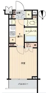 ルーブル東蒲田六番館【2階】の間取り