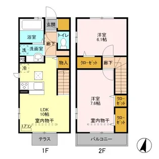 K-FLAT(ケーフラット)の間取り