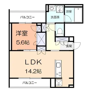 クレフォート【3階】の間取り