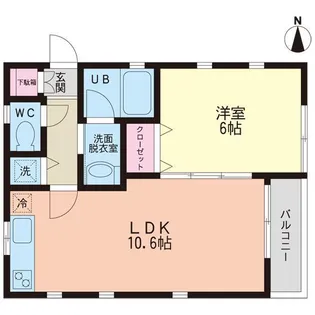 flat E & K【2階】の間取り