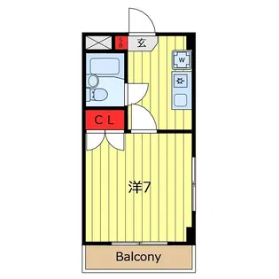 田端シティクレスト【2階】の間取り