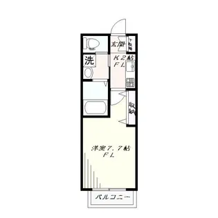 ホワイトスプライト【2階】の間取り