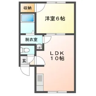 Mハイツ高砂1【2階】の間取り