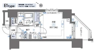 ZOOM川崎Second【4階】の間取り