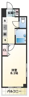 リトルアージュ【3階】の間取り