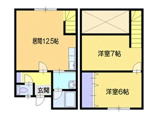 スカイアート815 Bの間取り