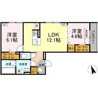 D Bless 狛江【2階】の間取り
