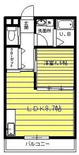 熊本県菊池市泗水町吉富【アパート】の間取り
