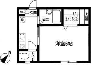 ハイムしらい【2階】の間取り