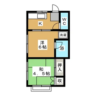 よろこび荘【2階】の間取り