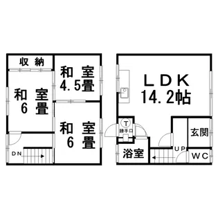 伊藤マンション【1階】の間取り