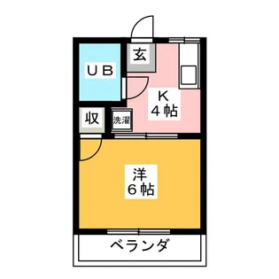 やまぐちハイツ【2階】の間取り