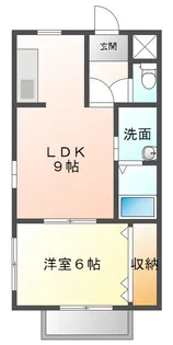 コーポカレン【1階】の間取り