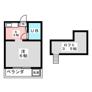ホワイトキャッスル【2階】の間取り