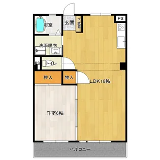 都城第2パークマンション【3階】の間取り