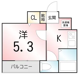 ランド・9堀切【1階】の間取り