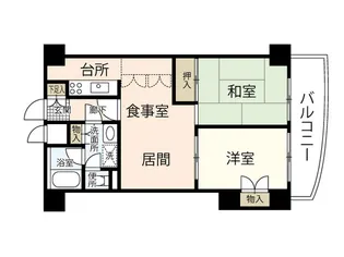 ライオンズマンション柳橋公園【5階】の間取り