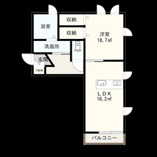 シャーメゾン瀧内【3階】の間取り
