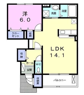 セレーノ・カーサ【1階】の間取り