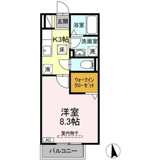 ボナンザ【1階】の間取り