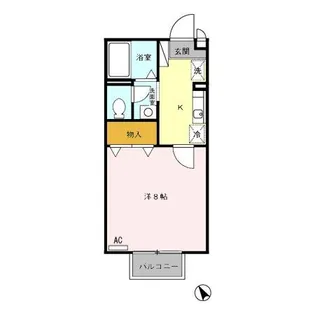 セジュールG【1階】の間取り