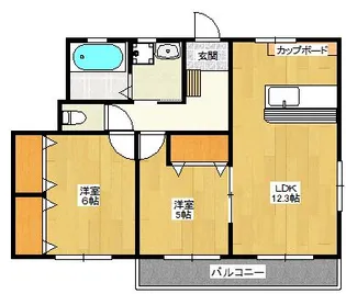 メゾン手倉田【1階】の間取り